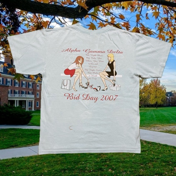 2007 Alpha Gamma Delta t-shirt - Picture 1 of 8